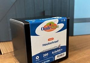 OudeStee Houtschroef 4MM verzinkt