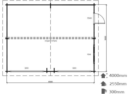 Lugarde configuratie Garage G7