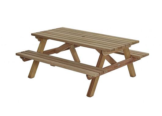 Picknicktafel 200x160cm, hardhout