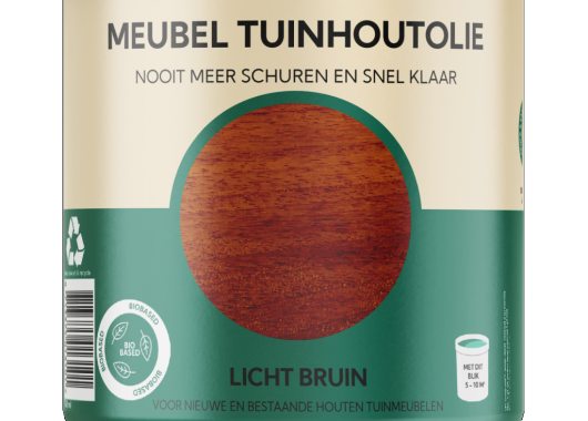 Meubel Tuinhoutolie licht bruin 750 ml