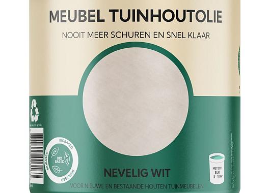 Meubel Tuinhoutolie nevelig wit 750 ml