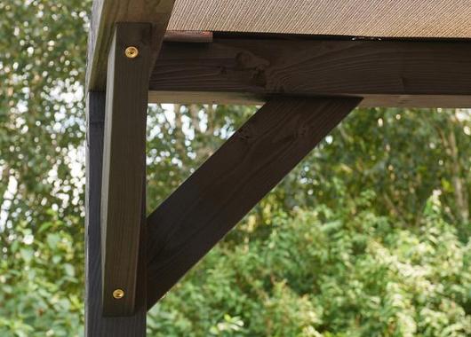 Schaduwpergola zwart 300x400