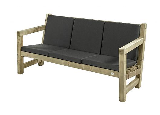 Loungebank driezits, 180 cm      0141