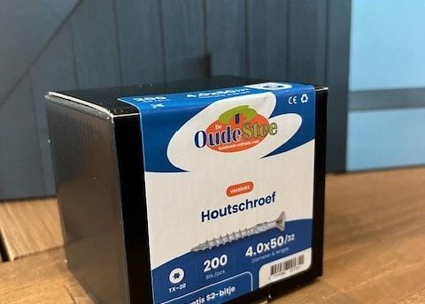 OudeStee Houtschroef 4MM verzinkt