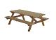 Picknicktafel 180x160cm, hardhout