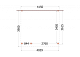 Aanbouwveranda Ancona 4150x3900x2600mm (bxdxh) links       52.2602