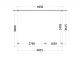 Aanbouwveranda Ancona 4950x3900x2600mm (bxdxh) rechts       52.2611